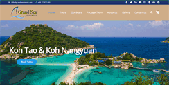 Desktop Screenshot of grandseatours.com